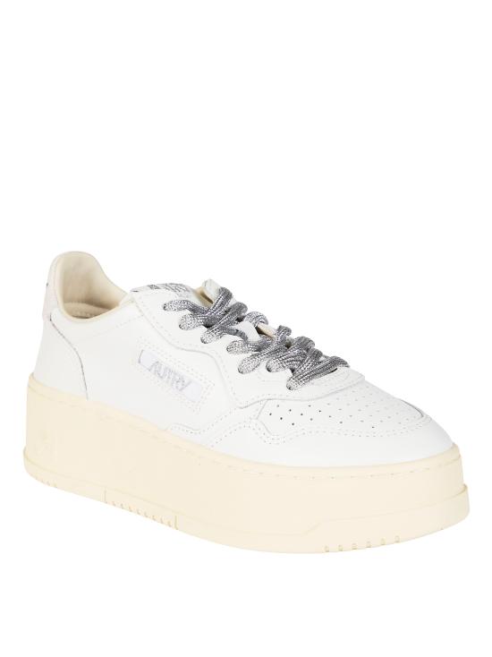 26SS 오트리 메달리스트 플랫폼 스니커즈 PTLWSW02 WHTSILV BIANCO - AUTRY