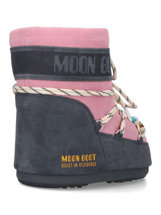 26SS 문부츠 아이콘 나일론 로우 부츠 80D1409730 HJ05 Pink - MOON BOOT