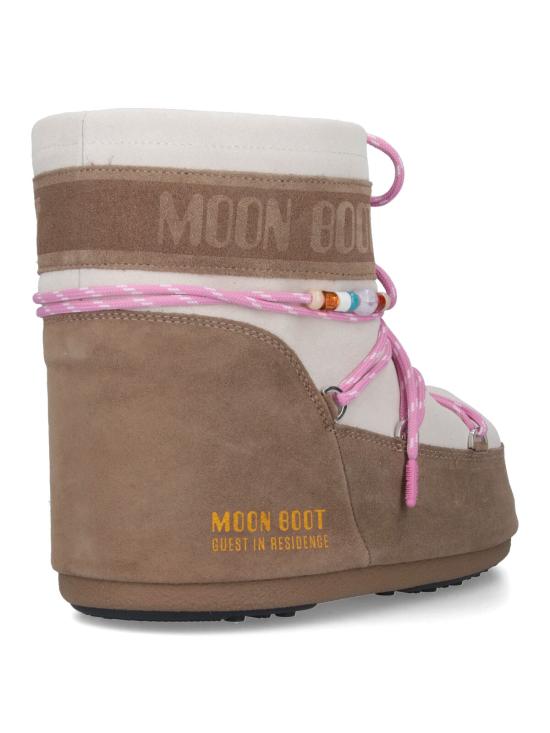 26SS 문부츠 아이콘 나일론 로우 부츠 80D1409730 BL43 Brown - MOON BOOT