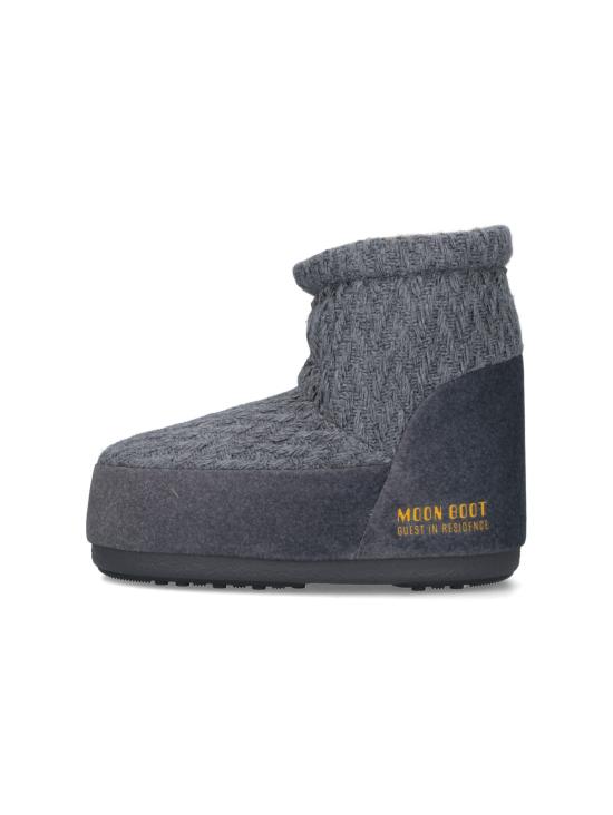 26SS 문부츠 아이콘 나일론 로우 부츠 80D1409750 H019 Grey - MOON BOOT