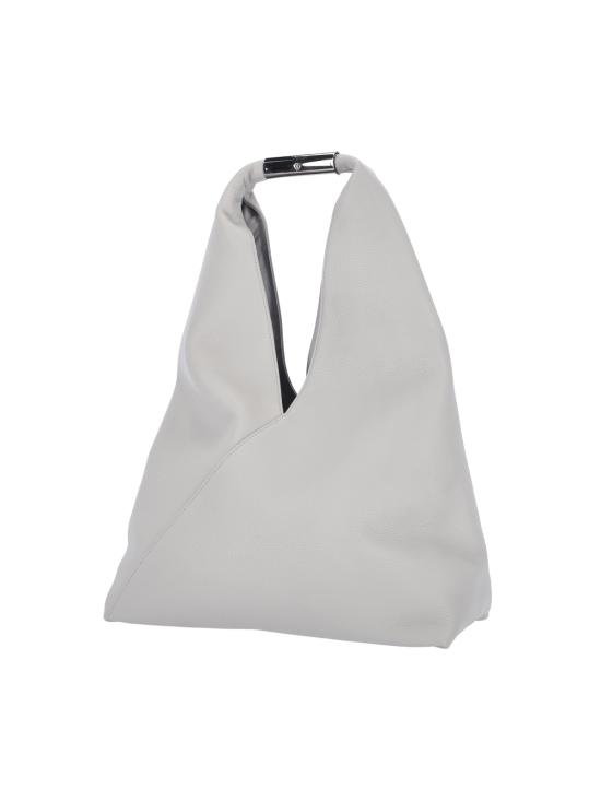 26SS MM6 메종마르지엘라 주얼 핸들 재패니즈 백 그레인 레더 SB6WD0043 P7255 T8059 Grey - MM6 MAISON MARGIELA