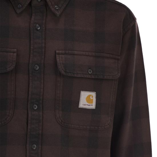 26SS 칼하트 롱슬리브 애드먼즈 셔츠 I035951 BORDEAUX - CARHARTT
