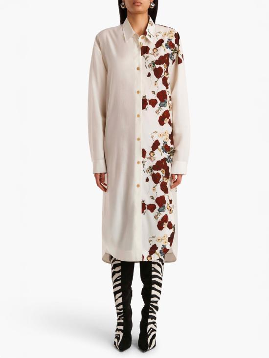 26SS 케이트 미디 원피스 55803851 590 CREAM RED - KHAITE