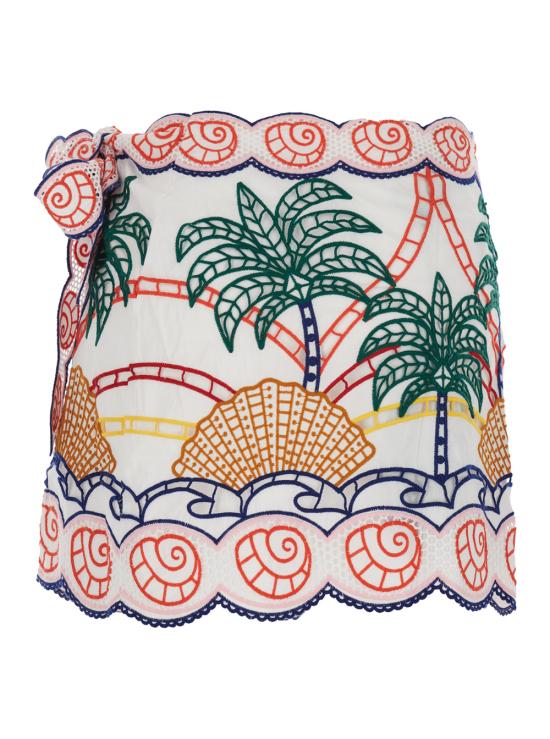 26SS 팜 리오 숏 스커트 344691L0025 White - FARM RIO