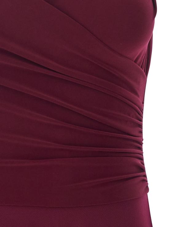 26SS 노마카말리 롱 원피스 ST4253PMG50043 Bordeaux - NORMA KAMALI