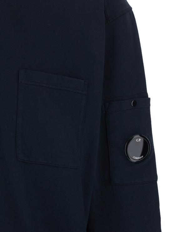 26SS 씨피 컴퍼니 긴팔 티셔츠 20CMSS021A002246G888 Blu - C.P. COMPANY