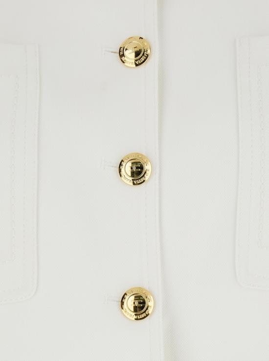 26SS 엘리자베타프랜치 수트 자켓 GB00561E2360 White - ELISABETTA FRANCHI