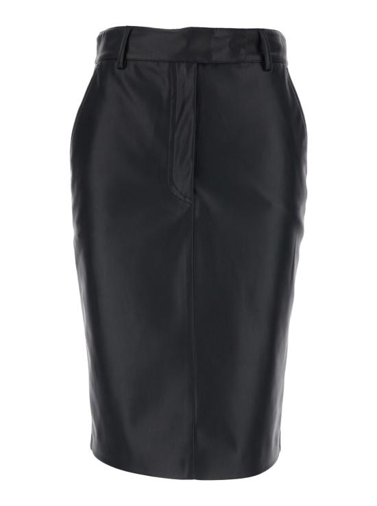 26SS 플레인 미디 스커트 5005P304499 Black