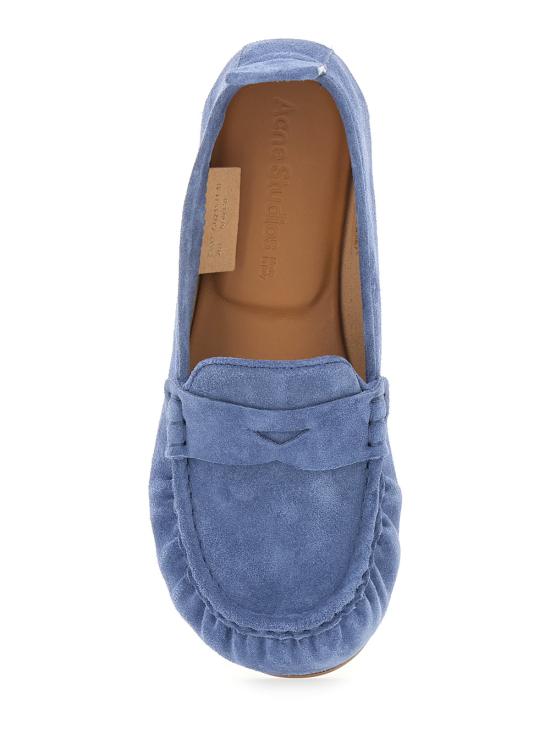 26SS 아크네 스튜디오 스웨이드 로퍼 AD0930AAL Blu - ACNE STUDIOS