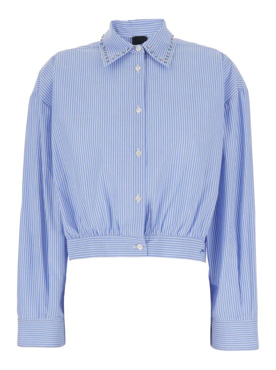 26SS 핑코 블라우스 106277A32RZE5 Light blue