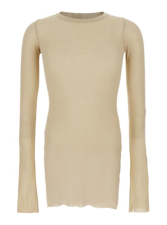26SS 릭 오웬스 긴팔 티셔츠 RU01F2250RC138 Beige