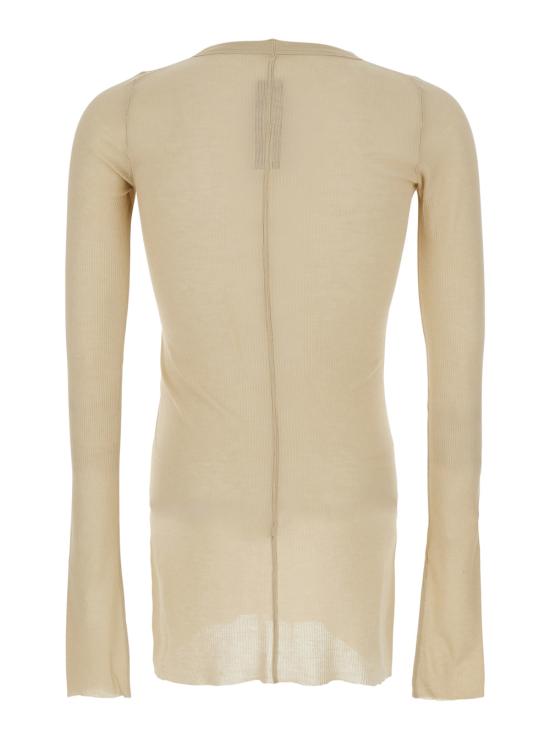 26SS 릭 오웬스 긴팔 티셔츠 RU01F2250RC138 Beige - RICK OWENS