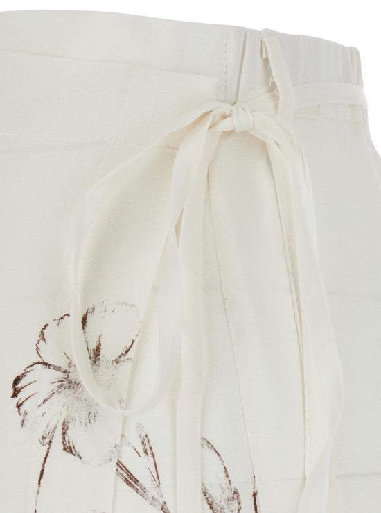 26SS 세미쿠튀르 롱 스커트 Y6SS57FLW60 White - SEMI-COUTURE