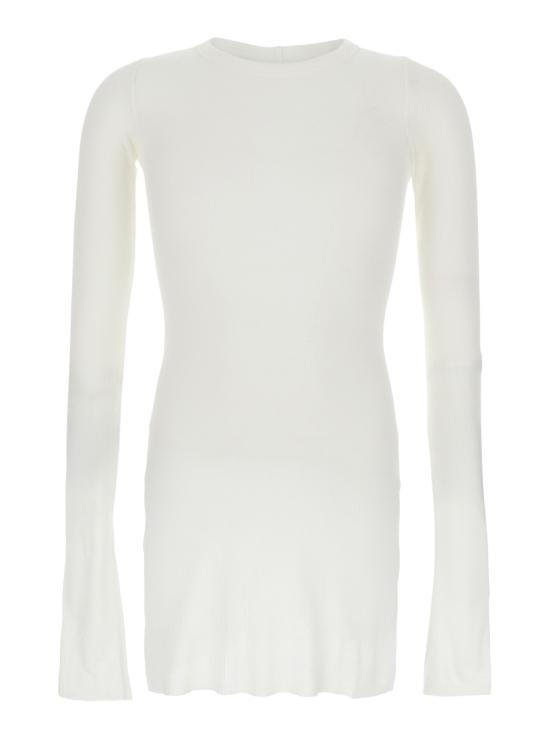 26SS 릭 오웬스 긴팔 티셔츠 RU01F2250RC11 White