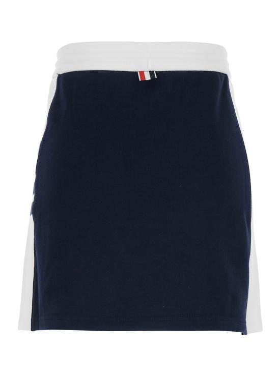 26SS 톰브라운 클래식 4바 저지 미니 스커트 FJK130A03037415 Blu - THOM BROWNE