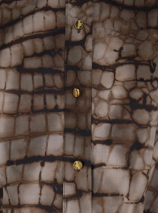 26SS 엘리자베타프랜치 셔츠 CA13161E2644 Brown - ELISABETTA FRANCHI