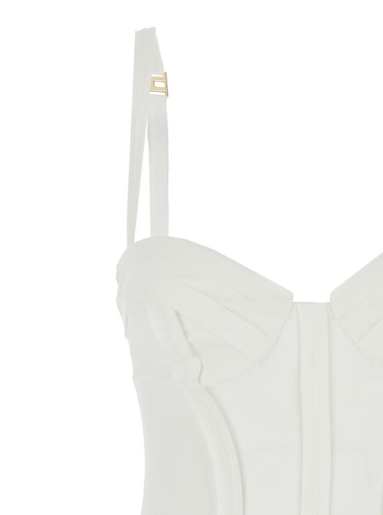 26SS 엘리자베타프랜치 미디 원피스 AB91861E2360 White - ELISABETTA FRANCHI