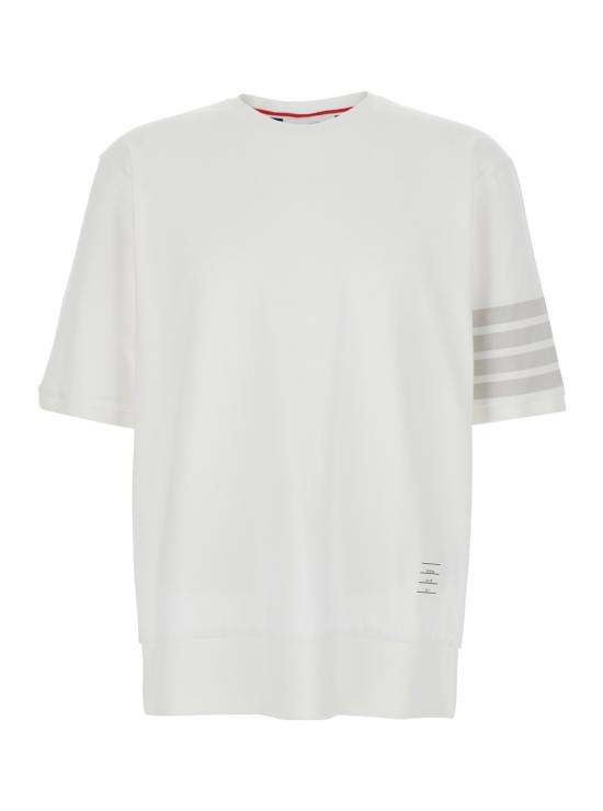 26SS 톰브라운 코튼 저지 4바 티 MJS303AJ0253100 White