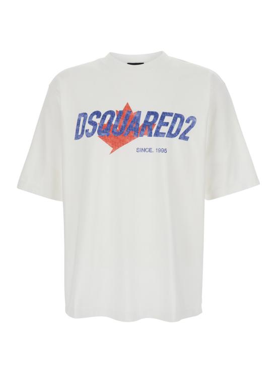 26SS 디스퀘어드2 반팔 티셔츠 S74GD1556D20106100 White