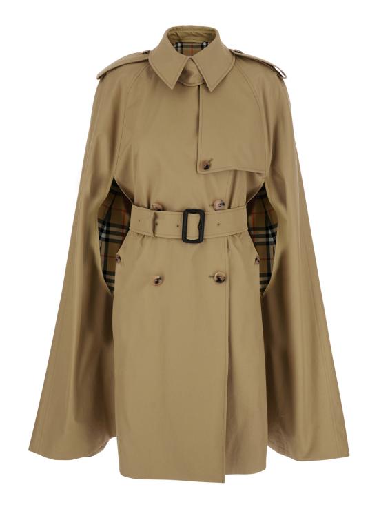 26SS 버버리 개버딘 벨몬트 트렌치 케이프 8121150A1435 Beige