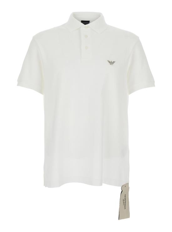 26SS 엠포리오 아르마니 폴로 티셔츠 EM005358AF10497U0003 White