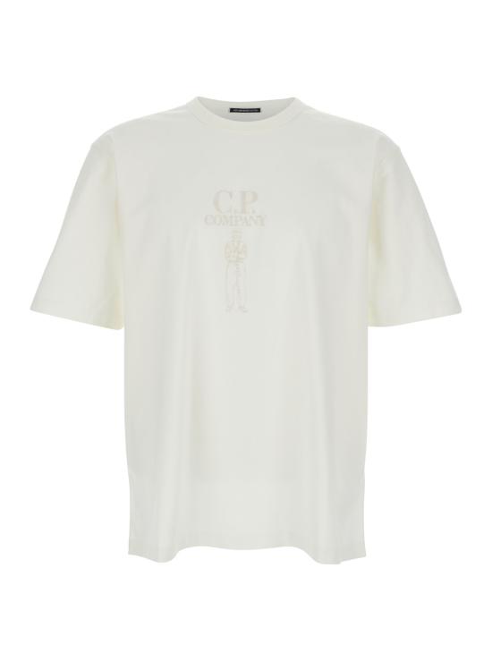 26SS 씨피 컴퍼니 반팔 티셔츠 20CMTS120A110580W103 White