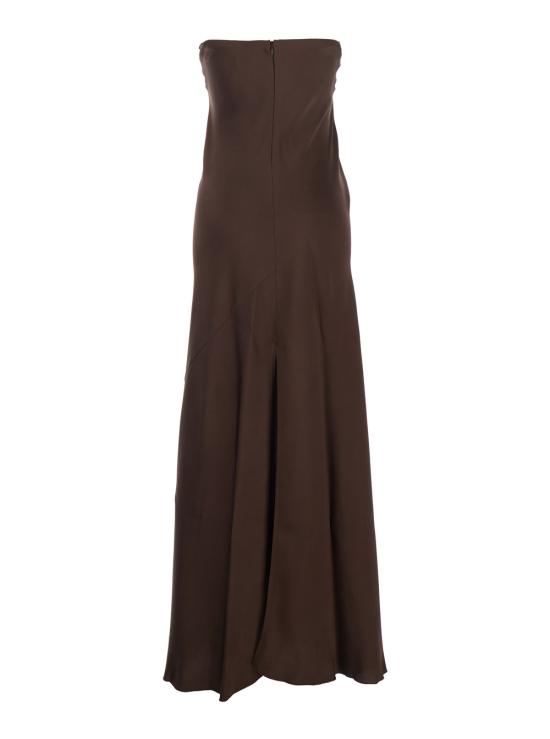 26SS 포르테포르테 롱 원피스 145553093 Brown - FORTE FORTE