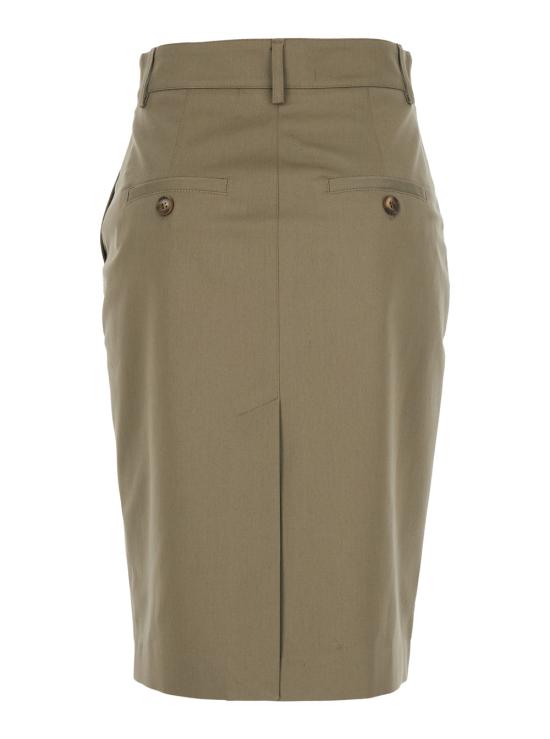 26SS 플레인 미디 스커트 500541136216 Grey - PLAIN