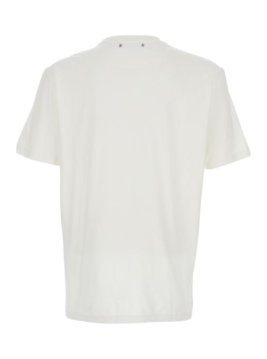 26SS 골든구스 반팔 티셔츠 GMP01220P00238010363 White - GOLDEN GOOSE