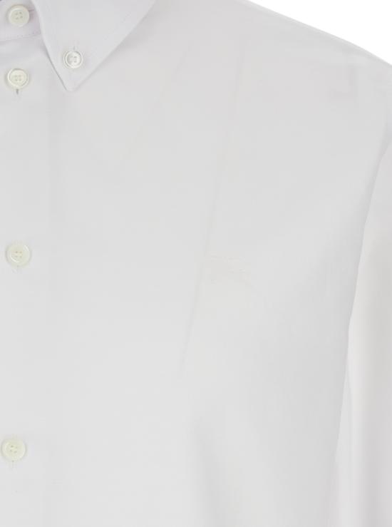 26SS 버버리 슬림핏 코튼 옥스퍼드 셔츠 8121996A1464 White - BURBERRY