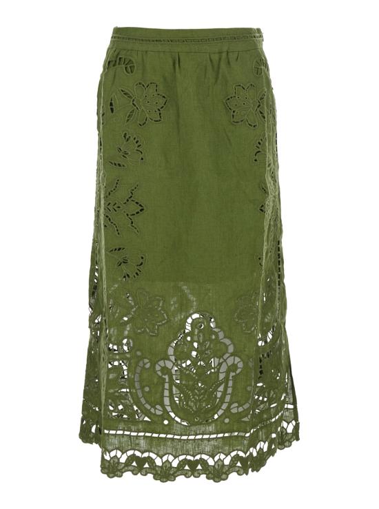 26SS 팜 리오 롱 스커트 344609L0013 Green