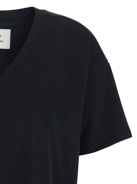 26SS 루루 드 세종 반팔 티셔츠 FAAALDSBLACK Black - LOULOU DE SAISON