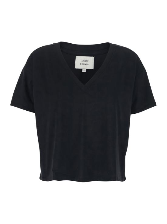 26SS 루루 드 세종 반팔 티셔츠 FAAALDSBLACK Black