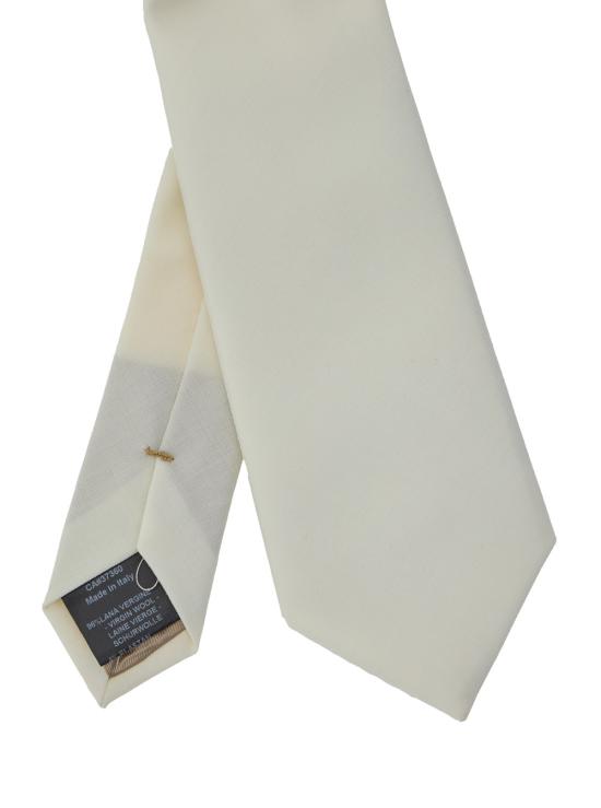 26SS 엠포리오 아르마니 넥타이 EM001344TE19332U1107 White - EMPORIO ARMANI