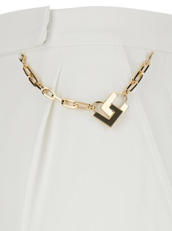 26SS 엘리자베타프랜치 숏팬츠 SH00561E2360 White - ELISABETTA FRANCHI