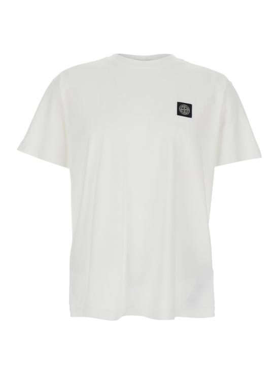 26SS 스톤 아일랜드 60/2 코튼 저지 슬림핏 티셔츠 L1S152100027S0013V0001 White