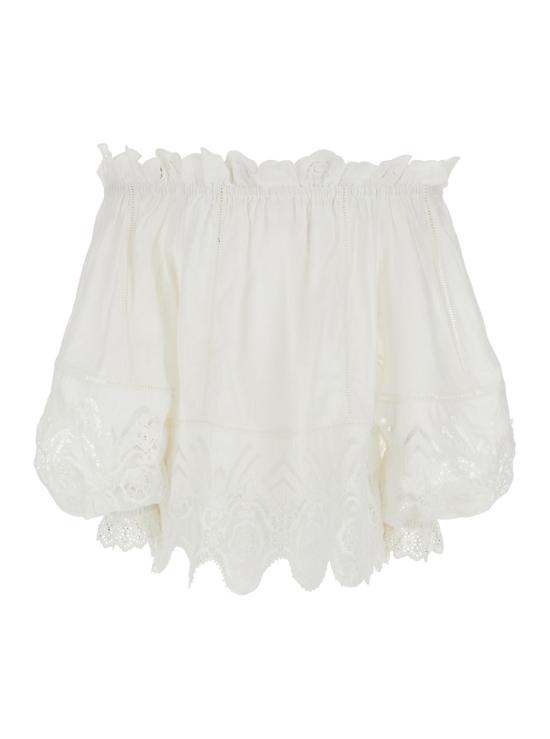 26SS 카밀라 숏팬츠 00038373ABOULACE White