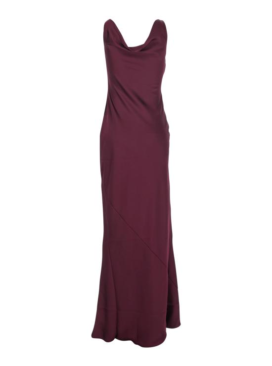 26SS 노마카말리 롱 원피스 ST4253SAO73043 Bordeaux - NORMA KAMALI