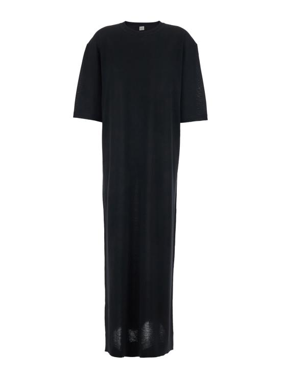 26SS 토템 롱 원피스 261WRD0309YA0226001 Black