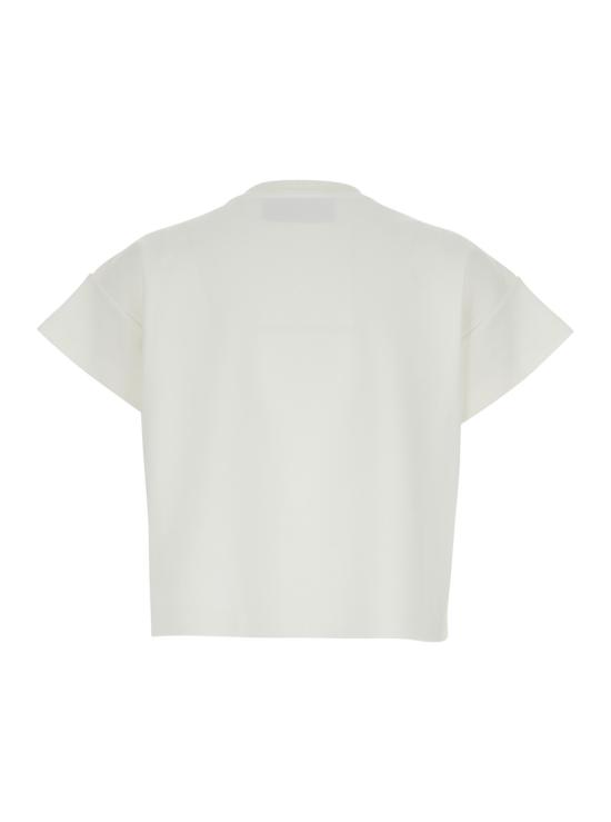 26SS 엘리자베타프랜치 반팔 티셔츠 MA73D61E2270 White - ELISABETTA FRANCHI