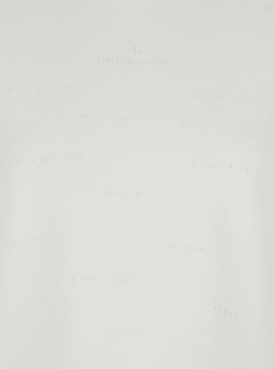 26SS 엘리자베타프랜치 반팔 티셔츠 MA73D61E2270 White - ELISABETTA FRANCHI