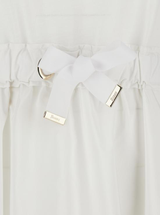 26SS 에르노 롱 원피스 AB000032D520561000 White - HERNO