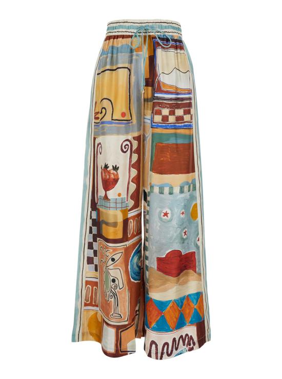 26SS 알레메 스트레이트 팬츠 6290PMULTI Multicolor