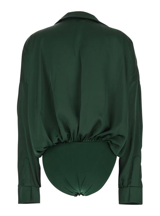 26SS 노마카말리 셔츠 ST425BSA183869 Green - NORMA KAMALI