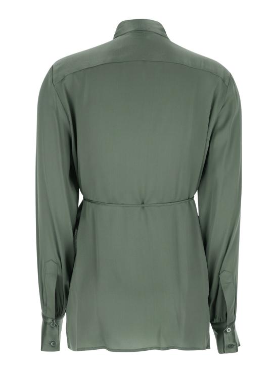 26SS 세미쿠튀르 셔츠 Y6SM13S29 Green - SEMI-COUTURE