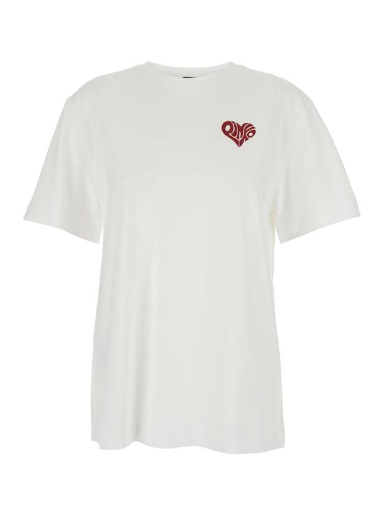 26SS 핑코 반팔 티셔츠 105526A33IZR2 White