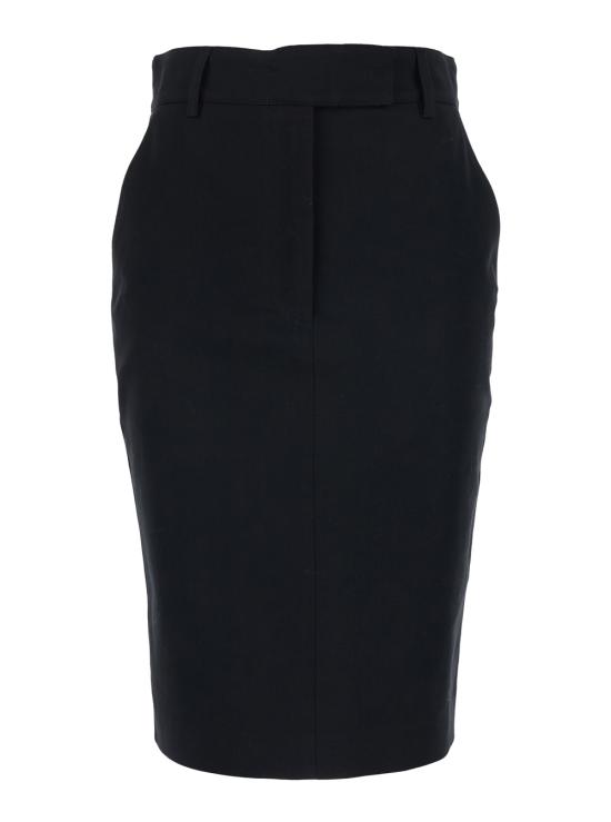 26SS 플레인 미디 스커트 5005411313 Black