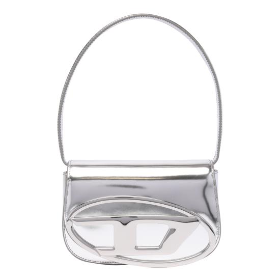 26SS 디젤 1DR 숄더백 인 미러드 레더 X08396 PS202H0535 Silver