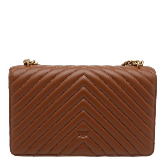 26SS 핑코 숄더백 100941 A0GKL17Q Brown - PINKO