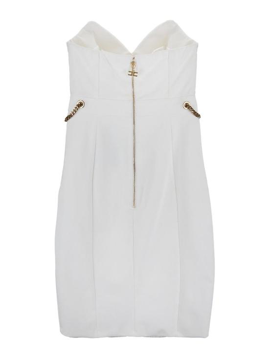 26SS 엘리자베타프랜치 미디 스커트 AB42636E2360 Cream - ELISABETTA FRANCHI